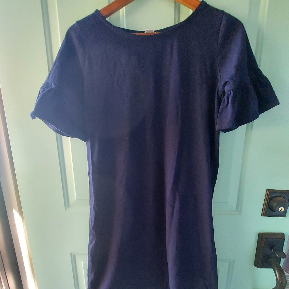 JCrew navy knit dress sz XS EUC